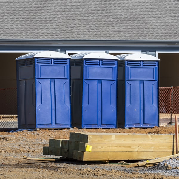 do you offer hand sanitizer dispensers inside the portable restrooms in Sand Hill